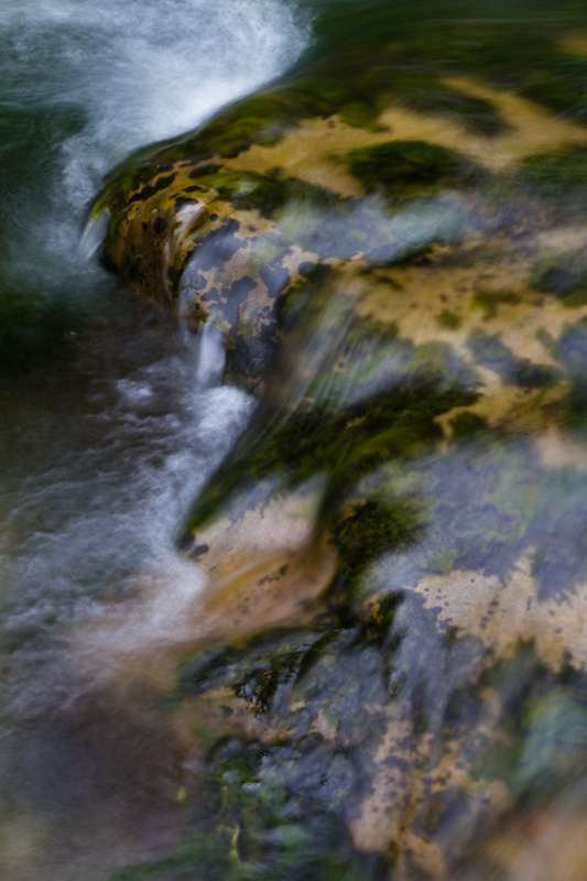 Water Flowing Over Rock