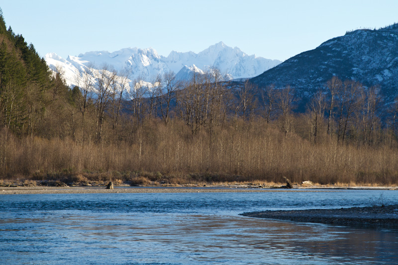 Eldorado Peak Above The Skagit River