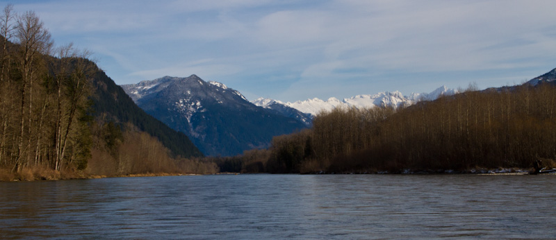 Mountains Above The Skagit River