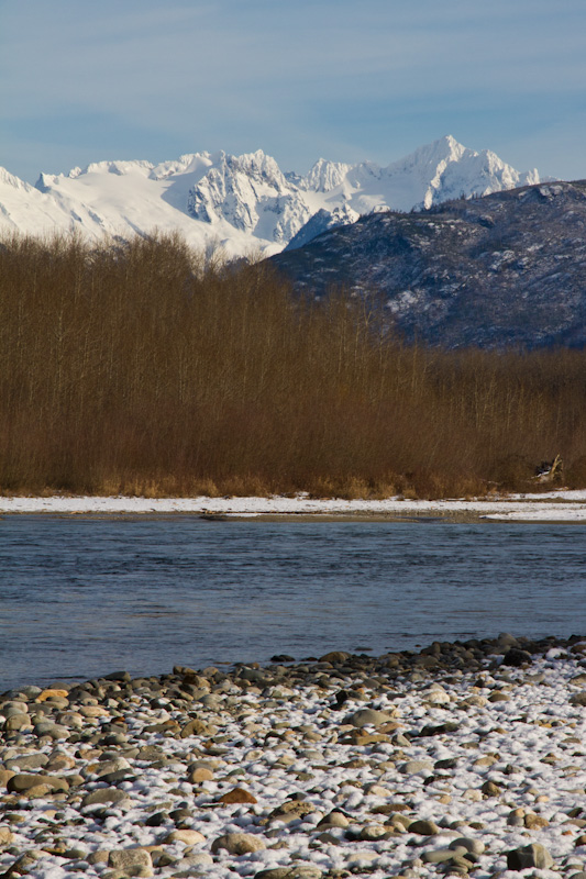 Eldorado Peak Above The Skagit River