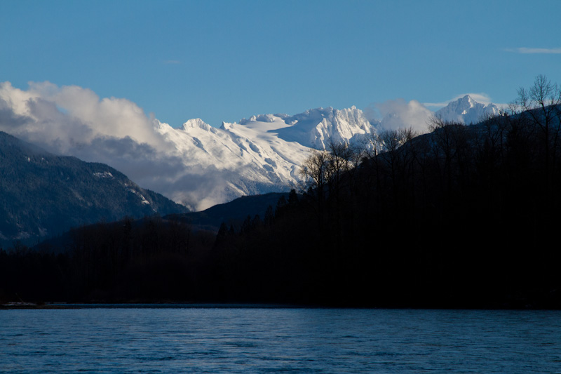 Peaks Above The Skagit River