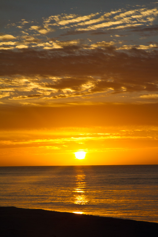 Sunset Over Lagoon