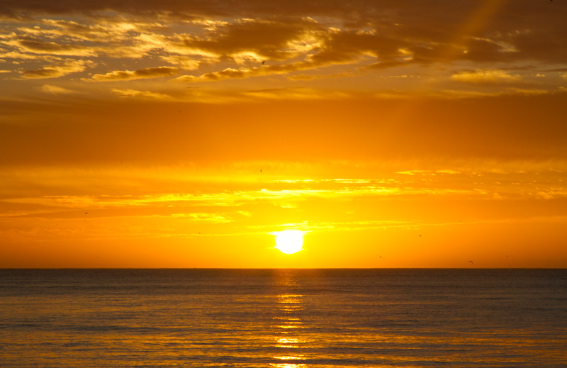 Sunset Over Lagoon