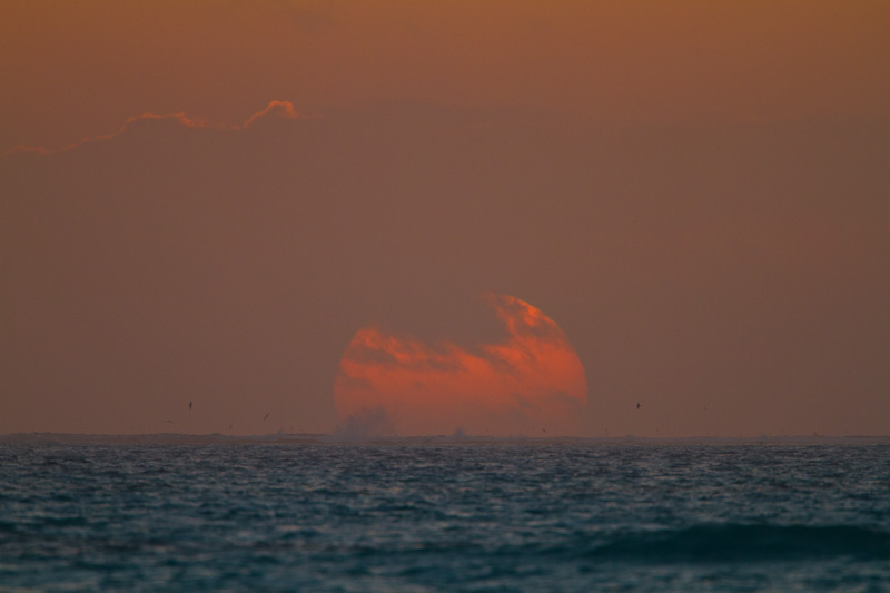 Sunset Over Lagoon