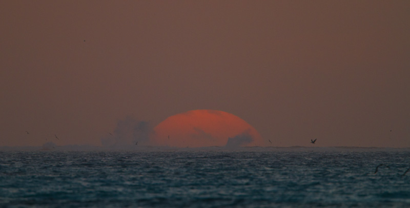 Sunset Over Lagoon