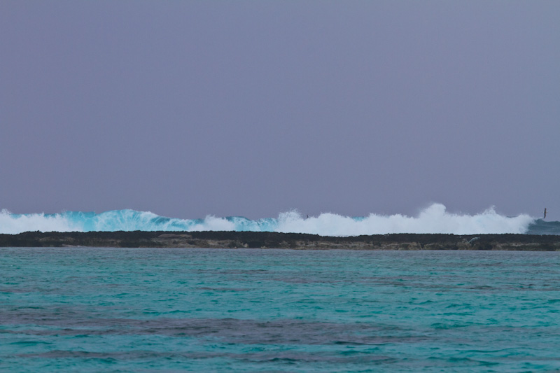 Waves Breaking Over Reef