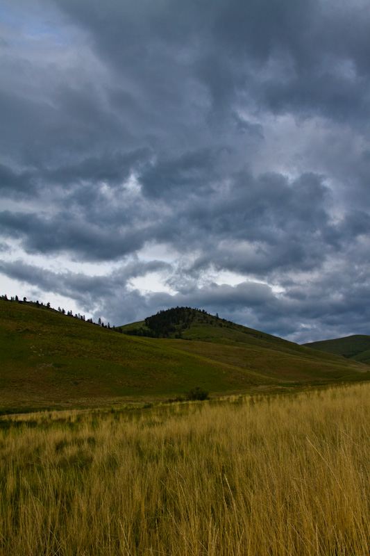 Rain Clouds Over Prairie