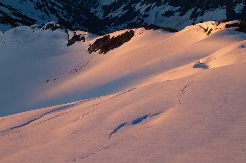 The Inspiration Glacier At Sunrise