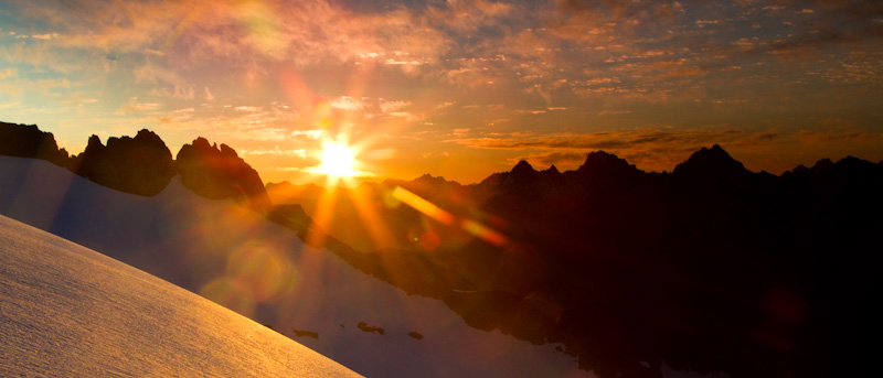 Sunrise In The North Cascades