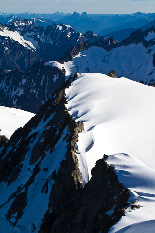 The North Cascades From The Summit Of Eldorado Peak