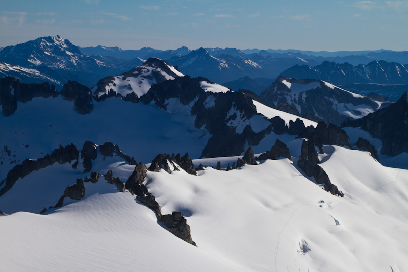 The North Cascades From The Summit Of Eldorado Peak