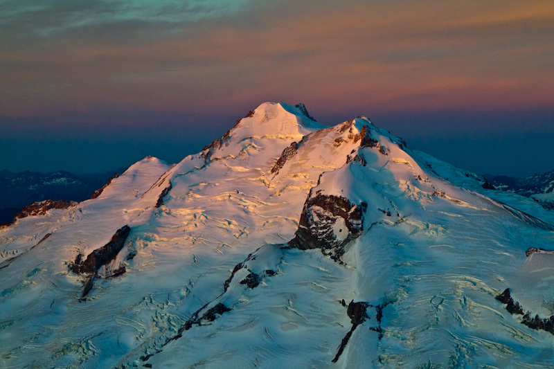 Glacier Peak At Sunrise