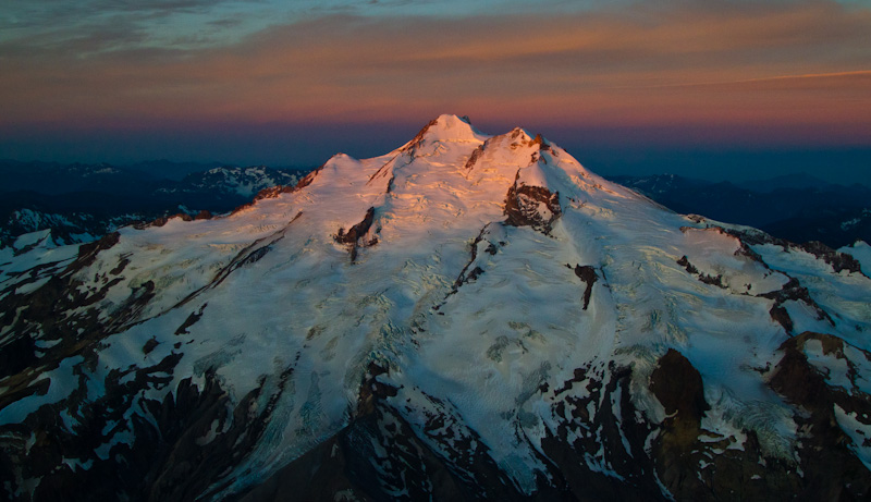 Glacier Peak At Sunrise