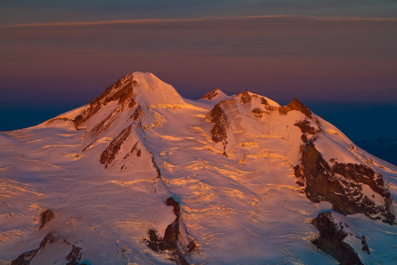 Glacier Peak At Sunrise