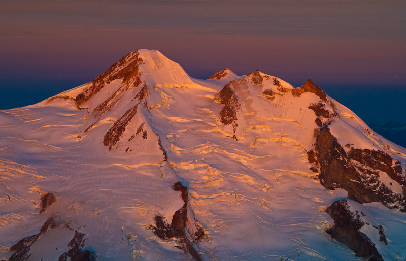 Glacier Peak At Sunrise