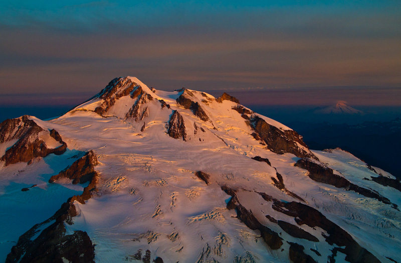 Glacier Peak At Sunrise