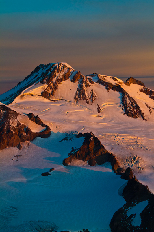 Glacier Peak At Sunrise