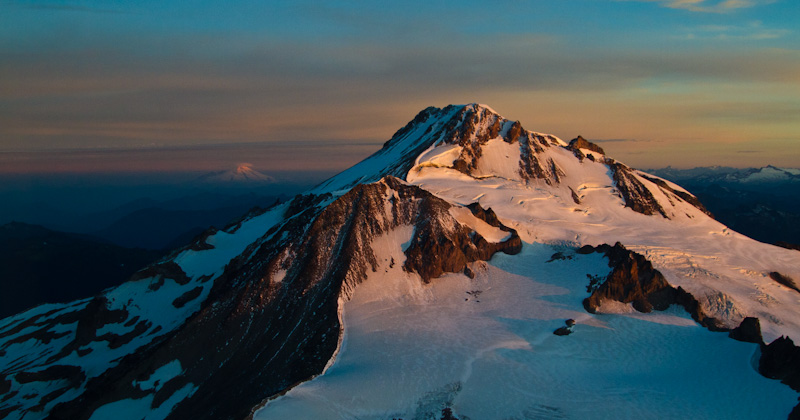 Glacier Peak At Sunrise