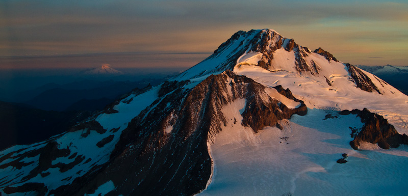 Glacier Peak At Sunrise