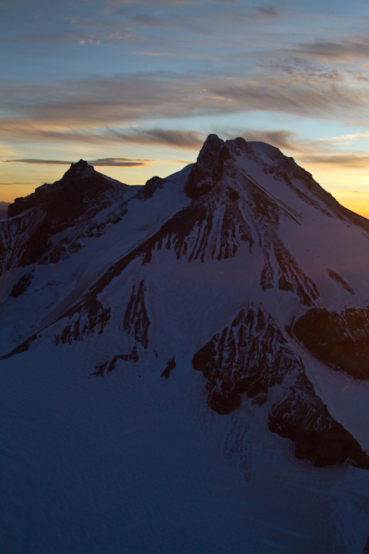 Sunrise Behind Glacier Peak