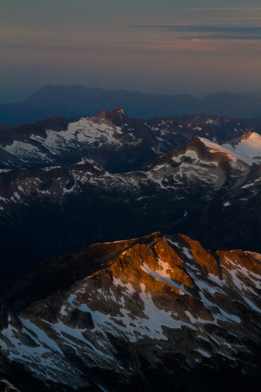 First Light On The Cascades