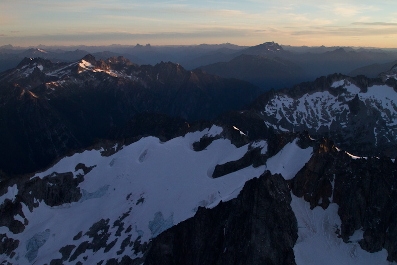 First Light On The Cascades