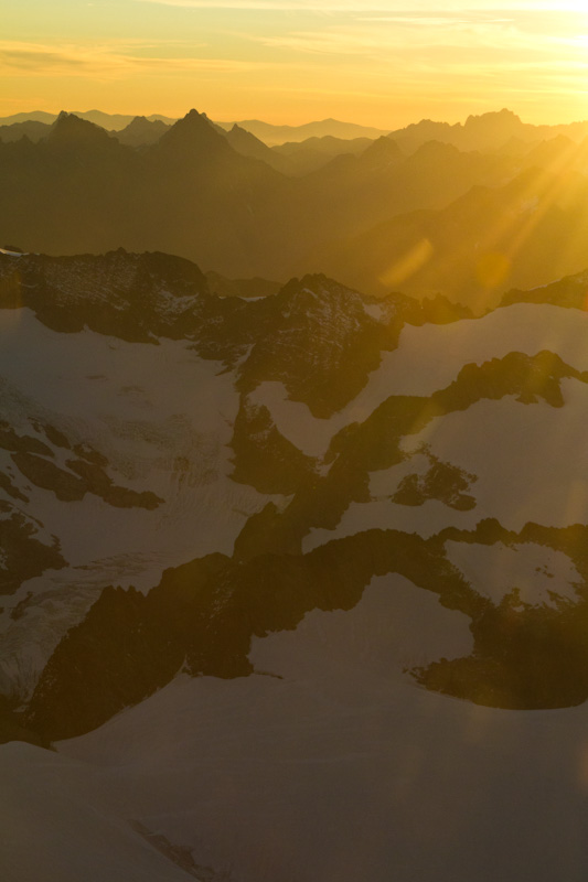 First Light On The Cascades