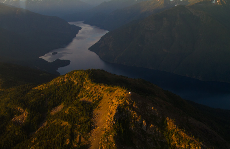 Desolation Peak And Ross Lake