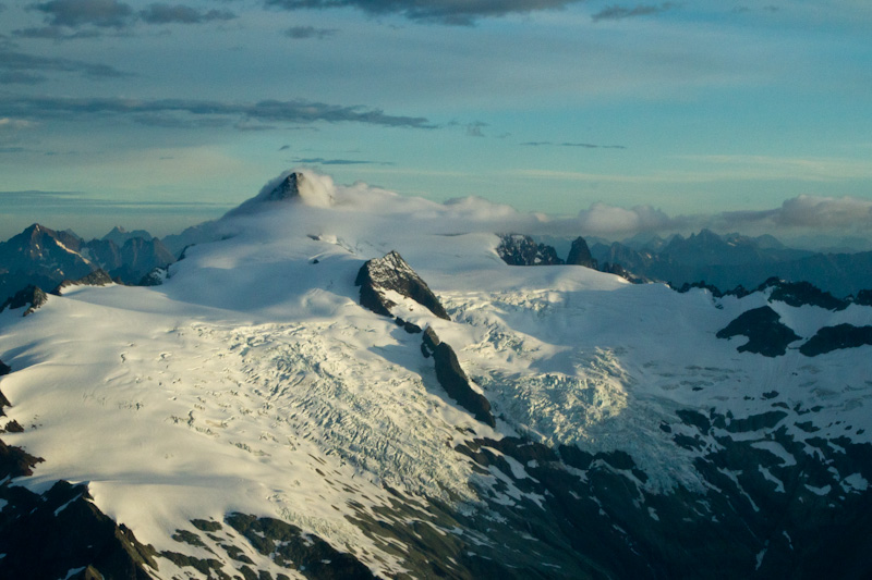 Mount Shuksan Enshrouded In Clouds