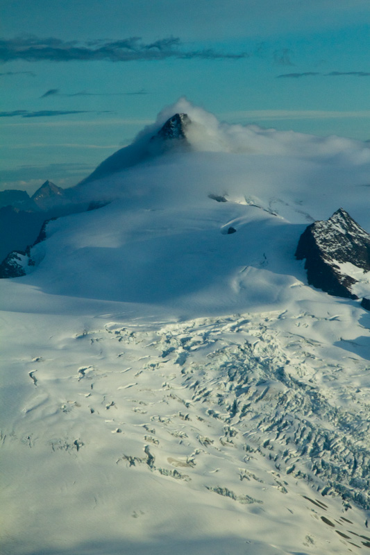 Mount Shuksan Enshrouded In Clouds