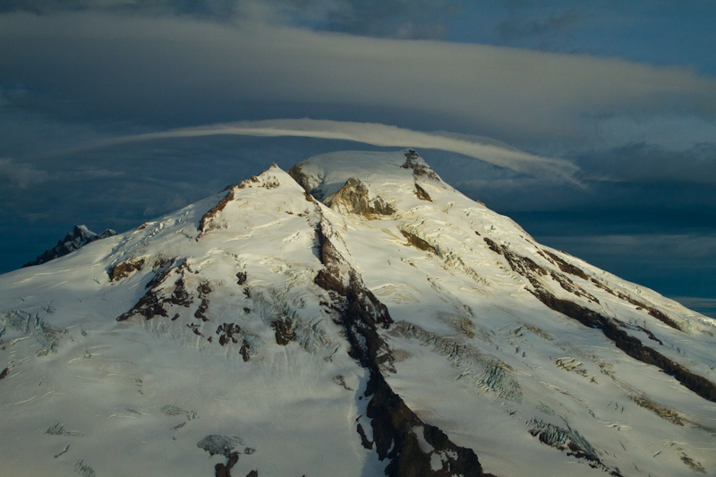 Lenticular Cloud Over Mount Baker