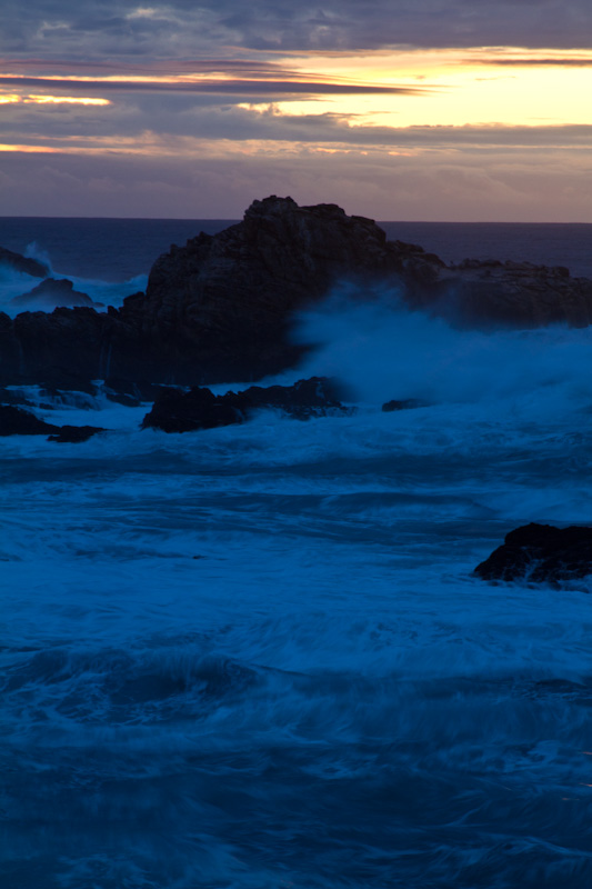 Sealion Rocks And The Devils Cauldron At Sunset