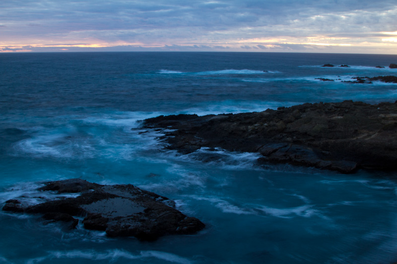 Offshore Rocks After Sunset