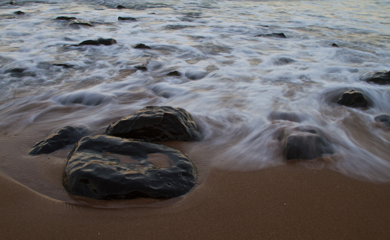 Wave Washed Rocks