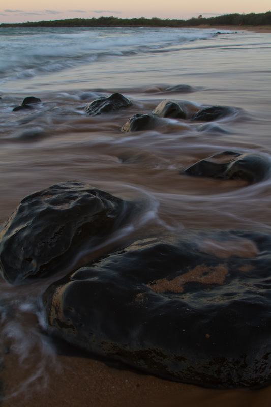 Wave Washed Rocks