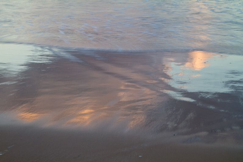 Surf At Sunset