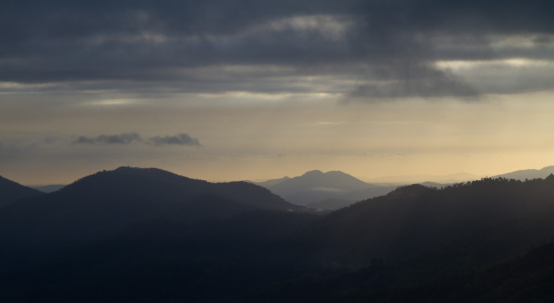 Sun Through Clouds