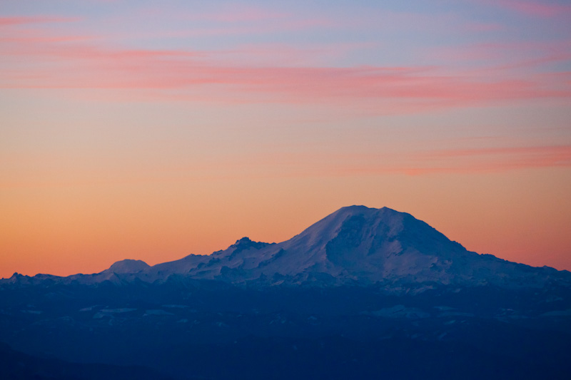 Mount Rainier At Sunrise