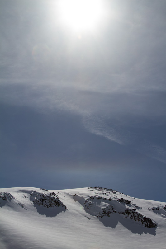 Sun Above The Nisqually Glacier