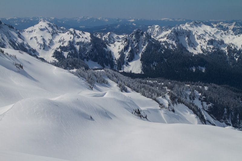 The Tatoosh Range Above The Nisqually Glacier