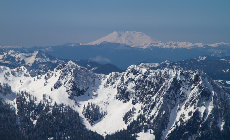 Mount Saint Helens And The Tatoosh Range