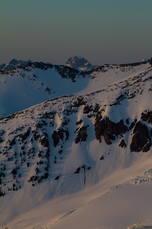 Peaks Above The Coleman Glacier