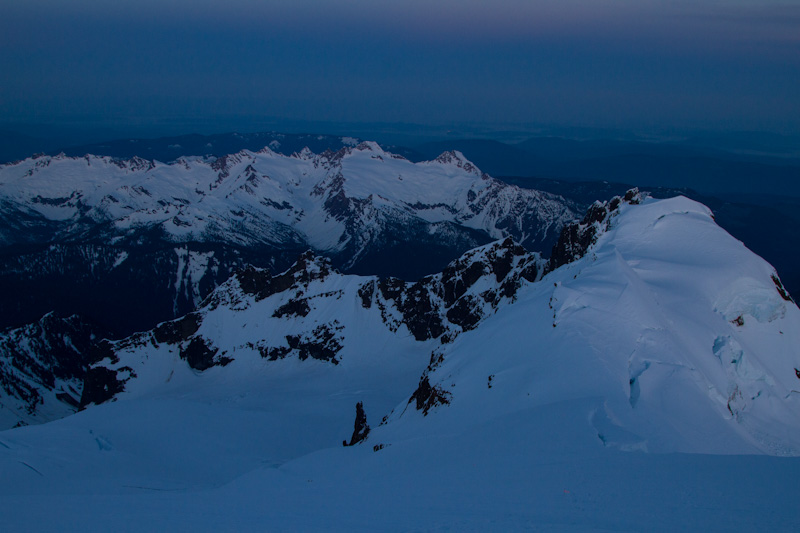 The Twin Sister Range At Sunrise