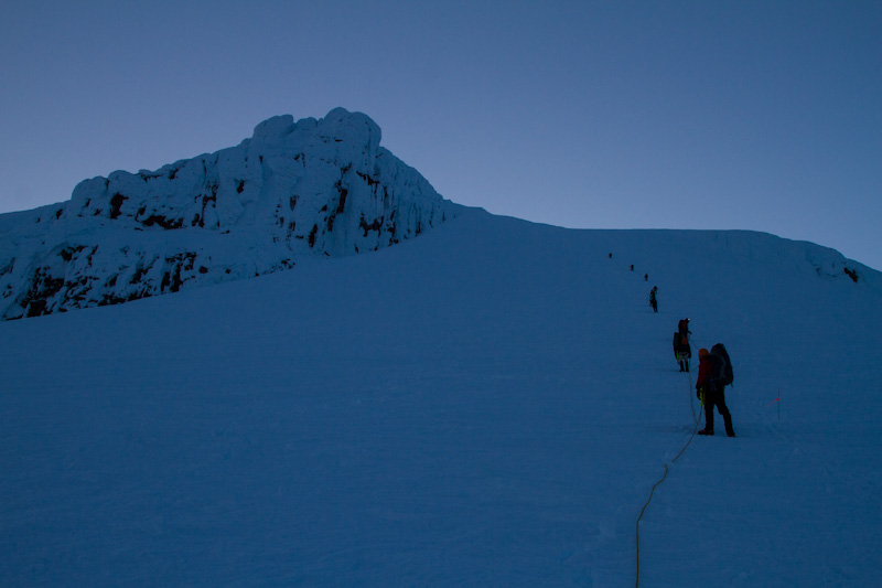 Climbers Ascending The Roman Wall