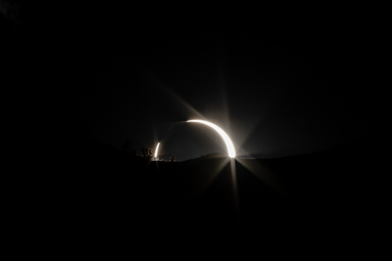 Annular Solar Eclipse At Sunset