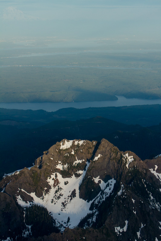 Sunlit Peak And Hood Canal