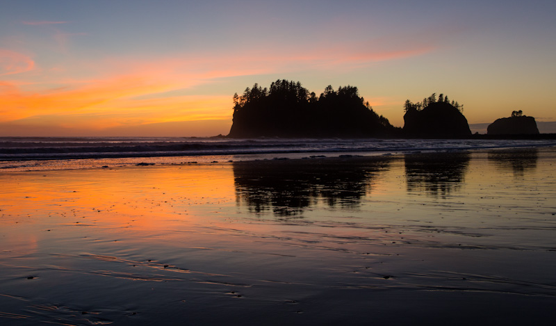 First Beach At Sunset