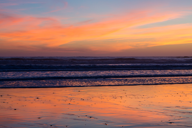 First Beach At Sunset