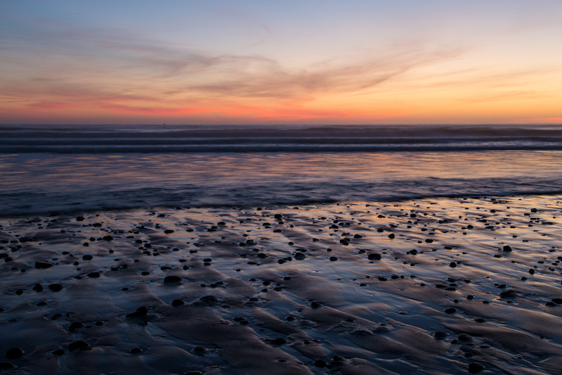 First Beach At Sunset