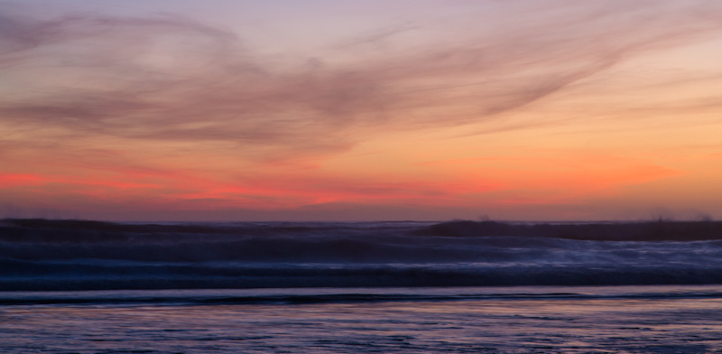 First Beach At Sunset